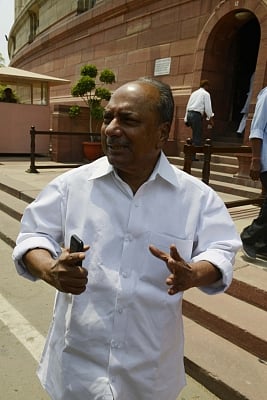 AK Antony. (Photo: IANS)