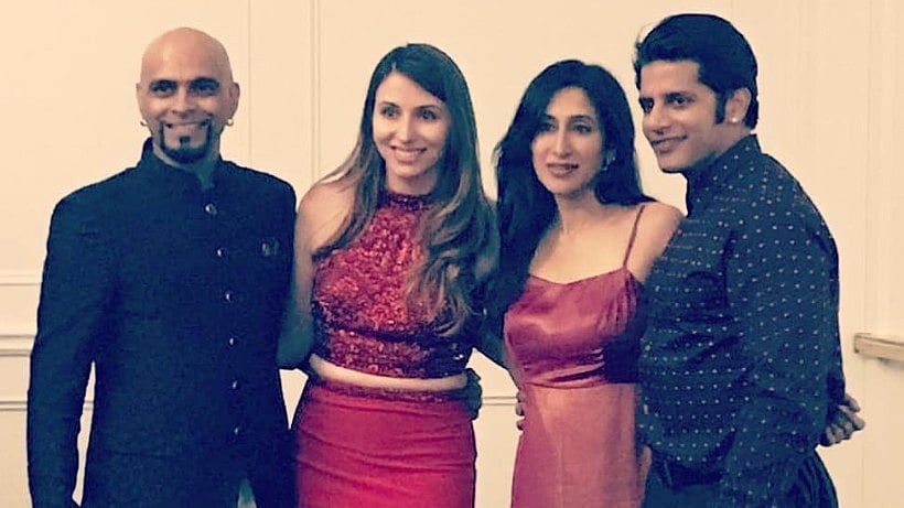 Raghu Ram, Natalie Di Luccio, Teejay Sidhu and Kanranvir Bohra