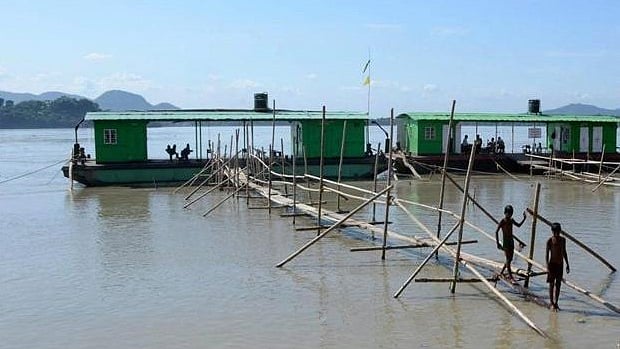The flooded Brahmaputra river. Image used for representational purposes. 