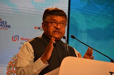 Union Electronics and Information Technology Minister Ravi Shankar Prasad. (File Photo: IANS)