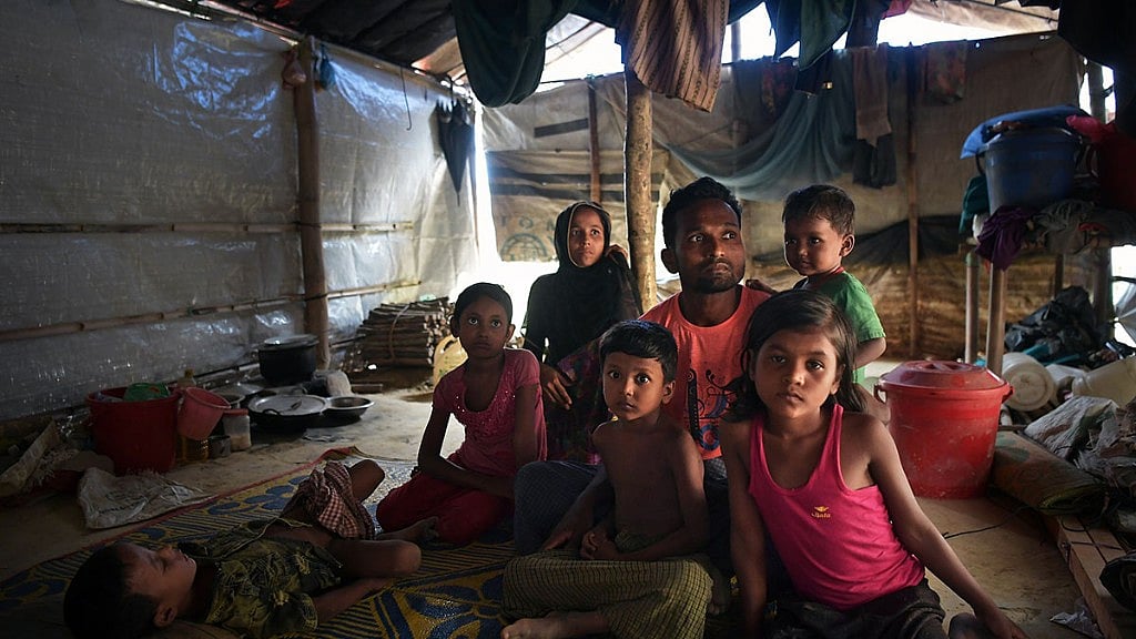 Rohingya refugees, after fleeing from Myanmar violence, are now stuck in camps with hunger and illness.