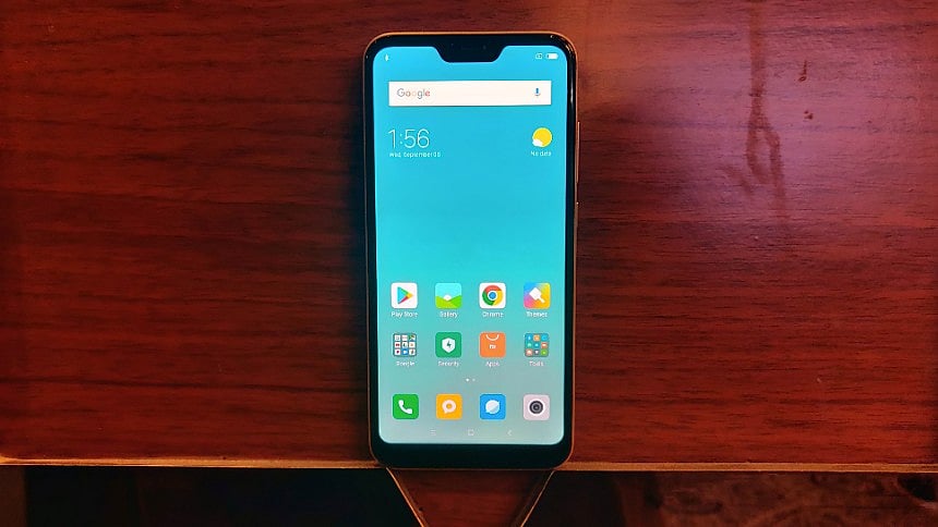 The new Redmi 6 Pro sports a notch design. 
