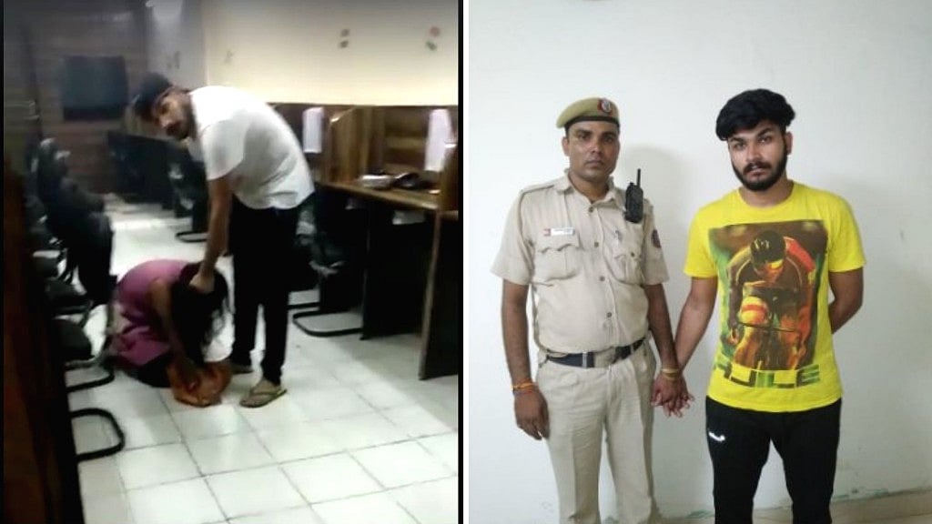 The Delhi Police assistant sub-inspector’s son had threatened his ex-girlfriend with assault and acid attack after she refused to marry him.