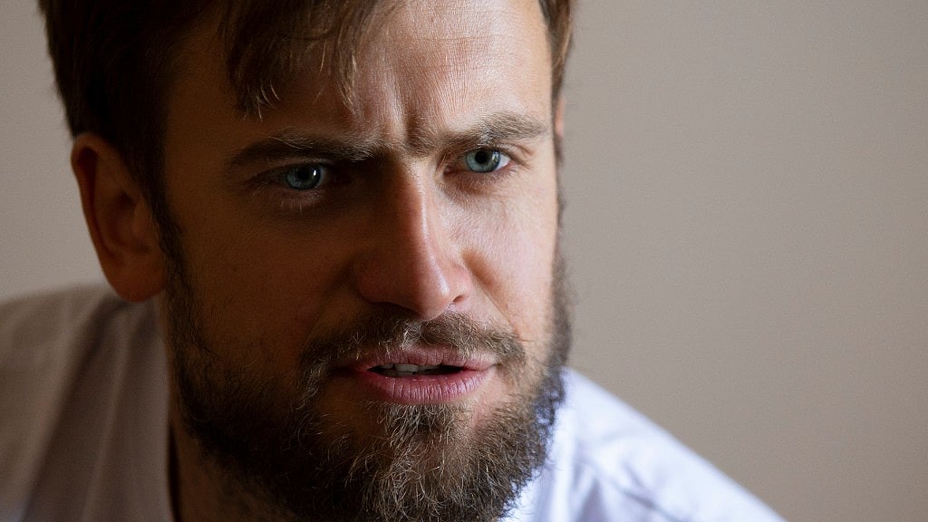 Pyotr Verzilov, a member of the Russian protest group Pussy Riot