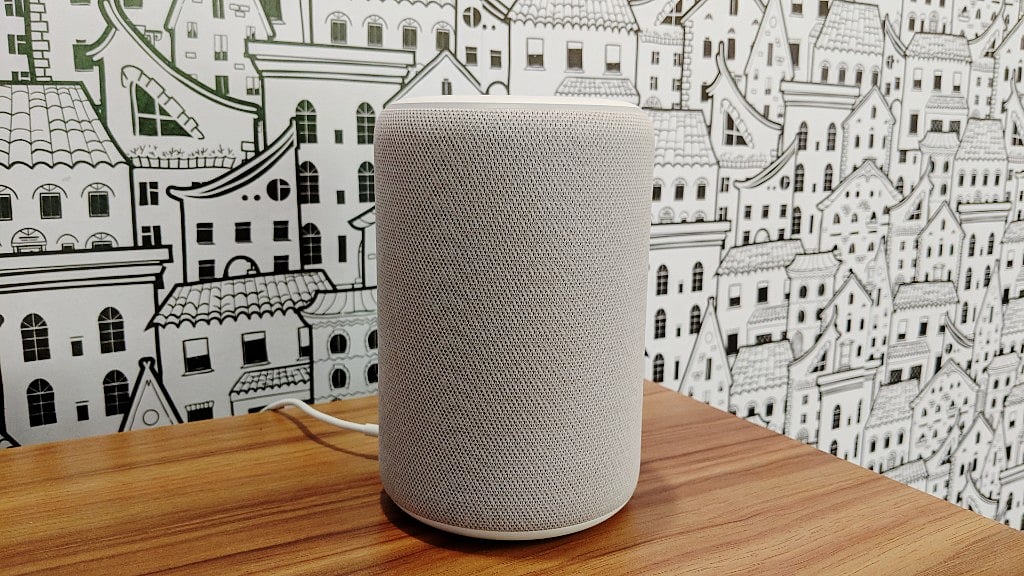 The new version of Amazon’s Echo Plus smart speaker. 