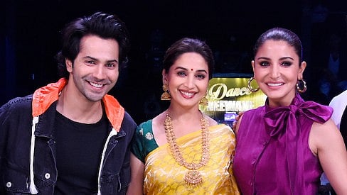 Varun Dhawan, Madhuri Dixit and Anushka Sharma.