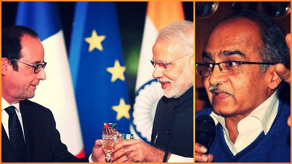 Bhushan also opined that the Modi government brought Reliance in, started Make in India and increased the price of the plane “basically to accommodate and give commissions to Ambani.”