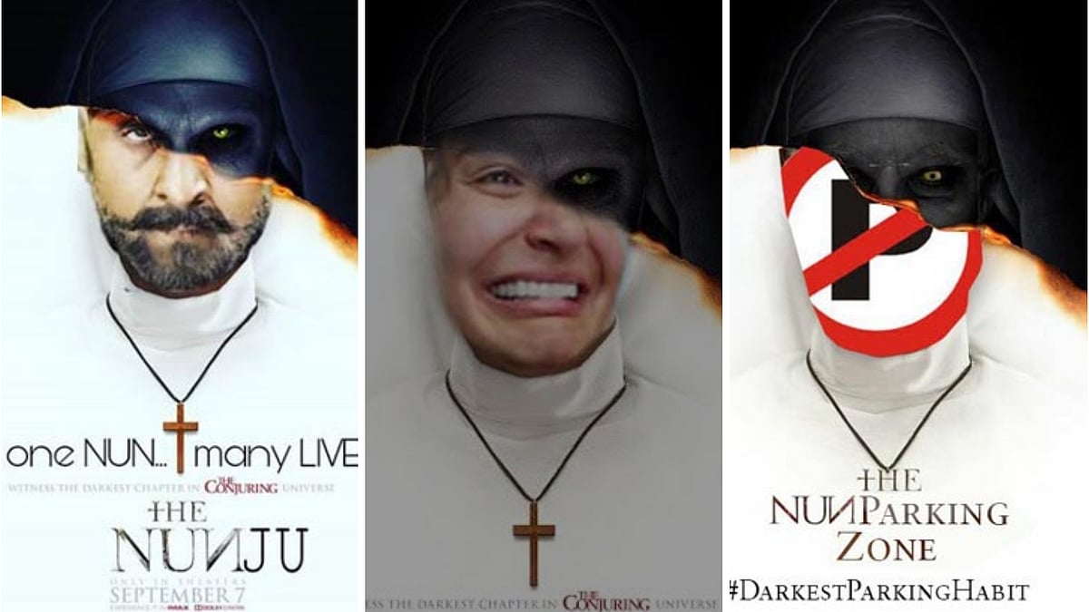 Netizens are turning this intended scare-fest into a laughathon with their puns on<i> The Nun.</i>