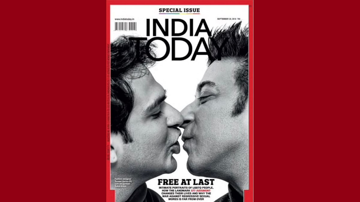 Designer Suneet Varma and his partner Rahul Arora have been featured in ‘India Today’ magazine’s September cover,