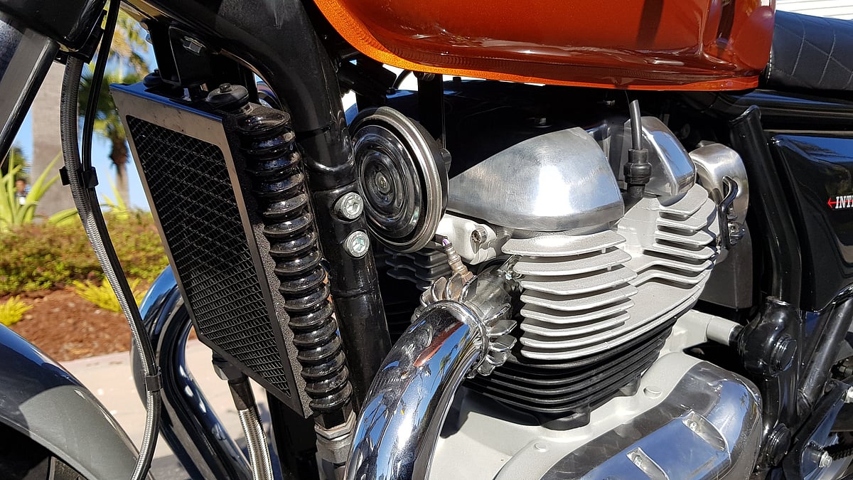 The new Royal Enfield Interceptor 650 comes with a parallel-twin engine.