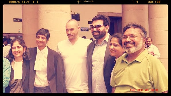 Petitioners and lawyers in the Section 377 case react happily to the Supreme Court’s judgment