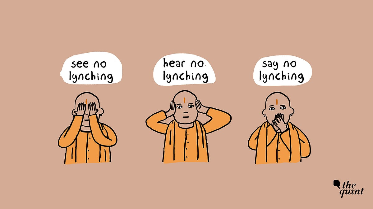 UP CM Yogi Adityanath says, “There has been no incident of lynchings in Uttar Pradesh.”