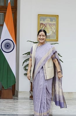 External Affairs Minister Sushma Swaraj. (File Photo: IANS)