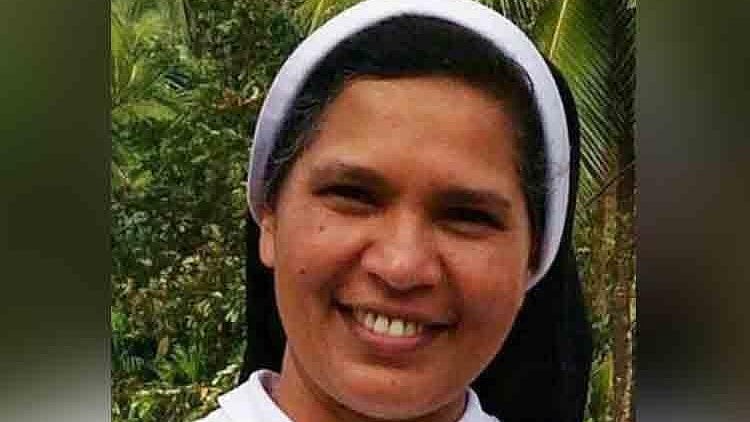 Picture of Sister Lucy, who was earlier banned by the church from performing any church duties.