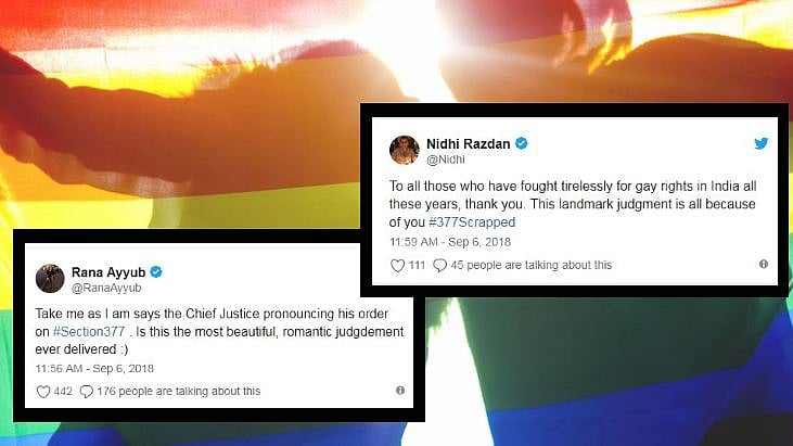 Homosexuality is no longer a crime in India.