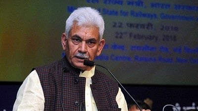Union MoS Communications Manoj Sinha. 