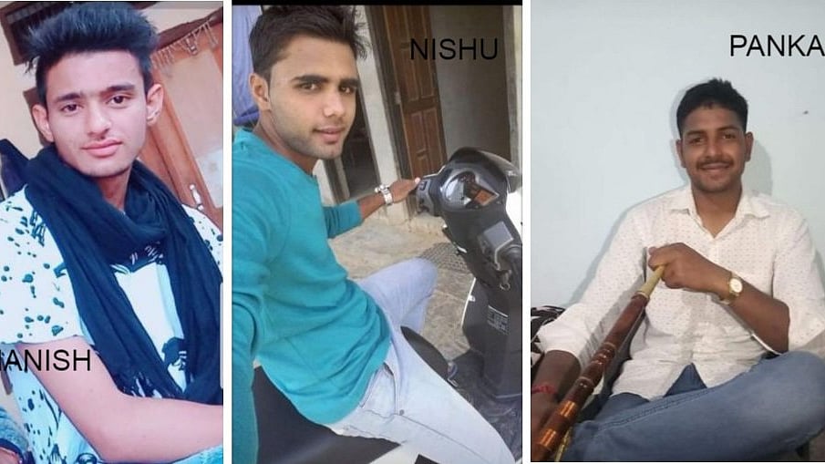 The three suspects in the gang rape who have been identified. 