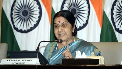 File photo of External Affairs Minister Sushma Swaraj.