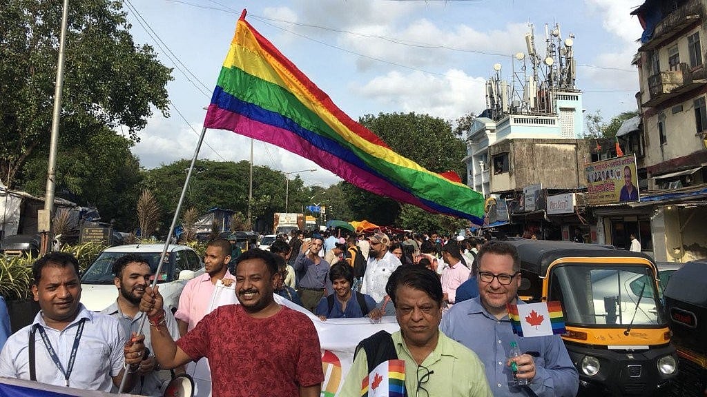 Indians celebrate the Supreme Court verdict scrapping parts of Section 377 of the IPC.