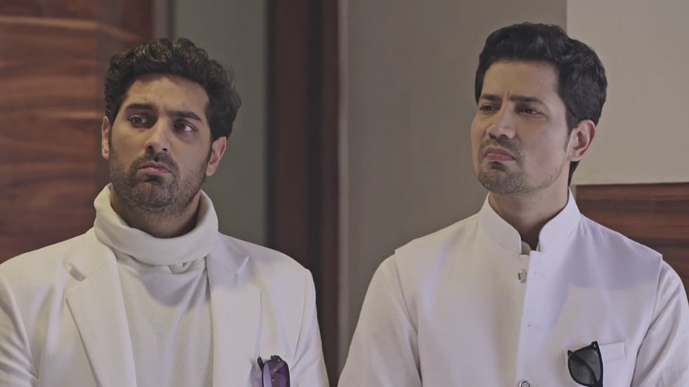 Kunaal Roy Kapur and Sumeet Vyas in one of the stills from the series. 