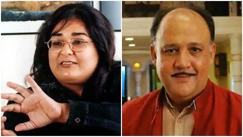Vinta Nanda (left) and Alok Nath. 
