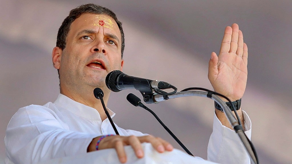 The Congress president alleged that PM Modi had made “mistakes” regarding Jammu and Kashmir, as a result of which the state is “on fire”.
