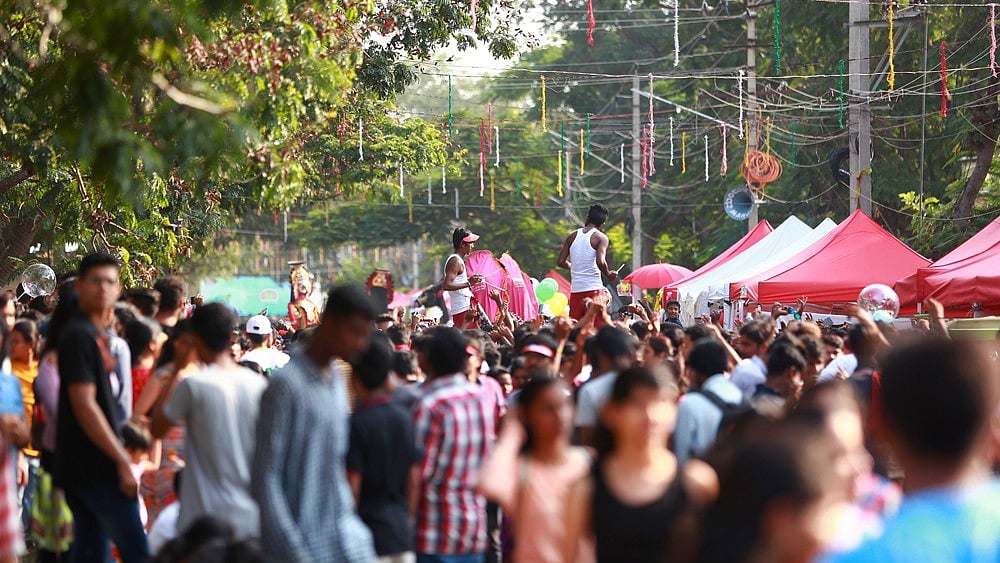 Visuals from Mysuru Street Festival.