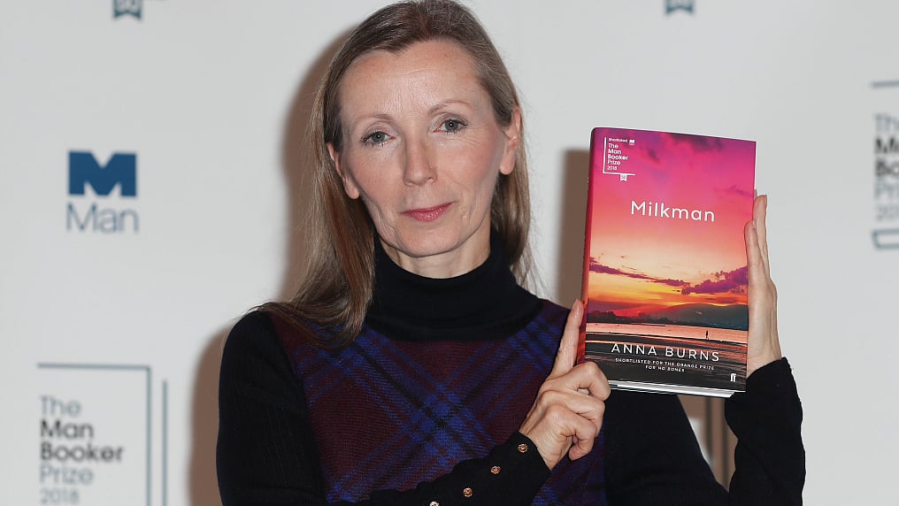 Burns is the first writer from Northern Ireland to win the 50,000-pound ($66,000) prize.