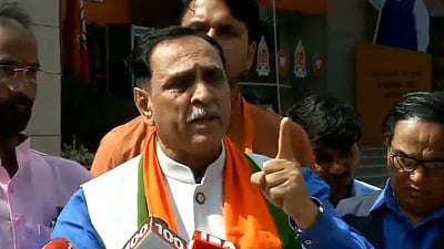 Gujarat Chief Minister and BJP leader Vijay Rupani.&nbsp;