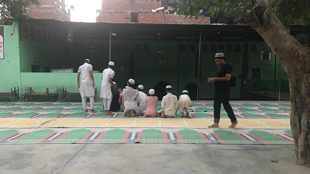 The Jamia Faridya madrasa in Malviya Nagar’s Begumpur locality in Delhi, where the incident took place. 