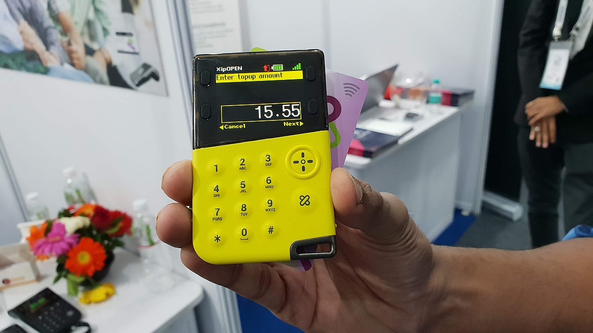 Portable payment terminals like these can help the economy go cashless.