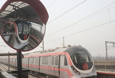 Delhi Metro Pink Line. (File Photo: IANS)