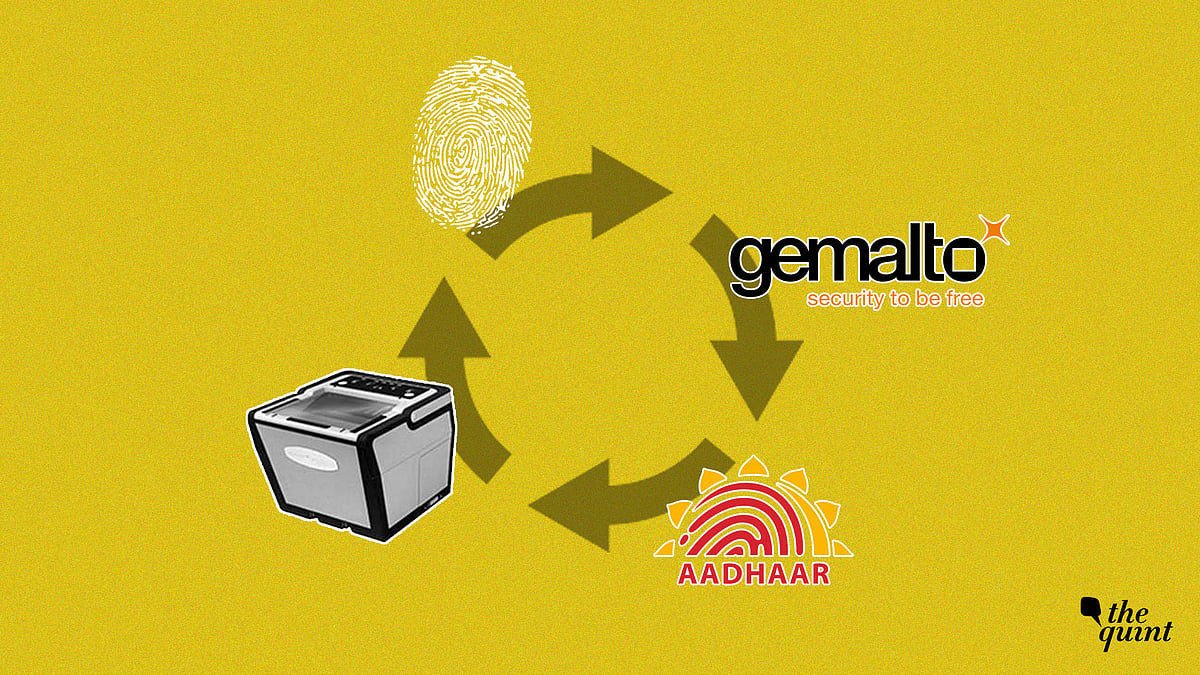 UIDAI uses Gemalto machines to capture and authenticate biometric information of citizens, a fact the security company omitted from its apology on Saturday.