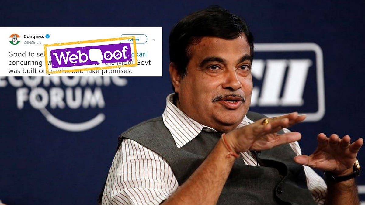 Congress And Media Misquote Gadkari On 2014 Poll Promises.