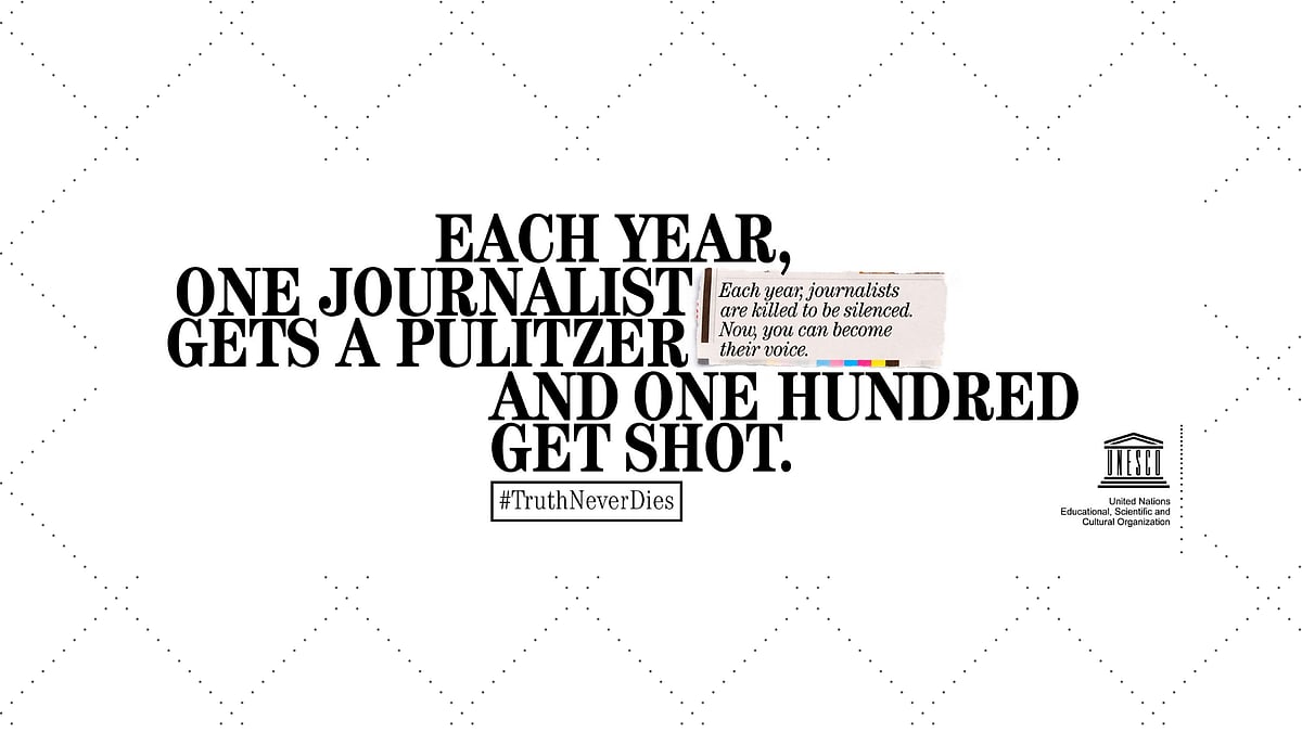 In the last 12 years, a total of 1,010 journalists have been killed because of their work.