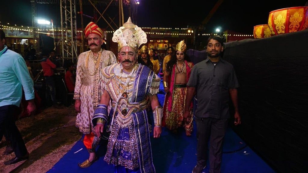The Environment Minister Harsh Vardhan donned a new avatar as King Janak as he acted in a Ramleela play.