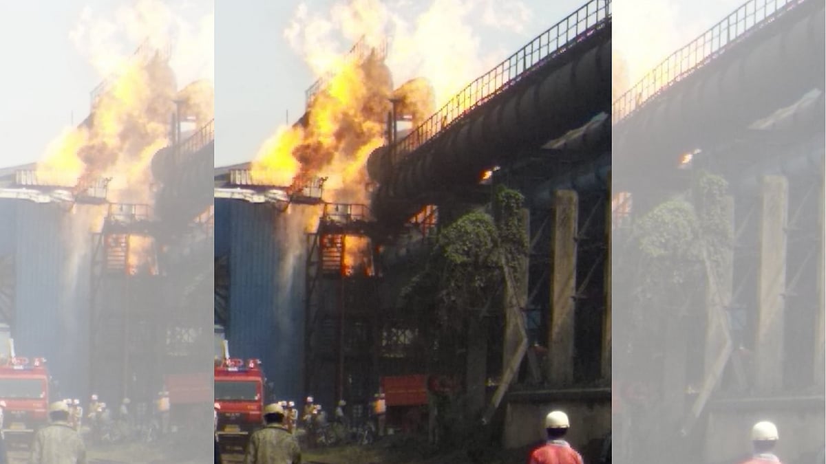 As per preliminary information, over 24 employees were working at the spot when the accident occurred.