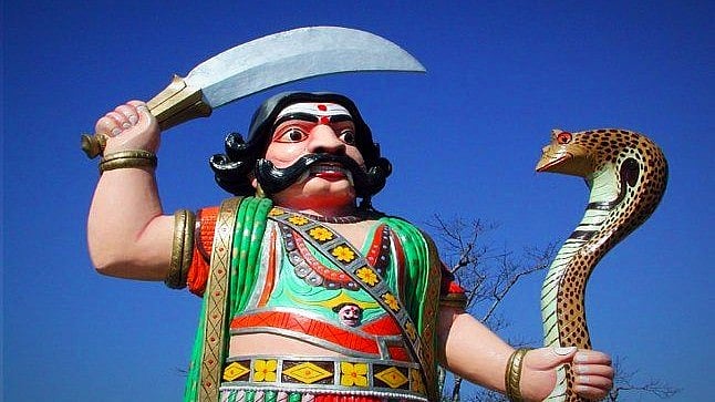 Mahishasura statue in Karnataka’s Mysuru.&nbsp;