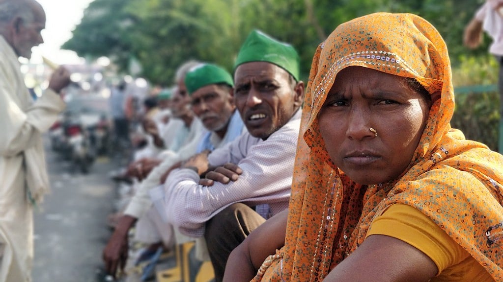 Thousands of farmers were stranded at the Delhi-UP border near Ghazipur.