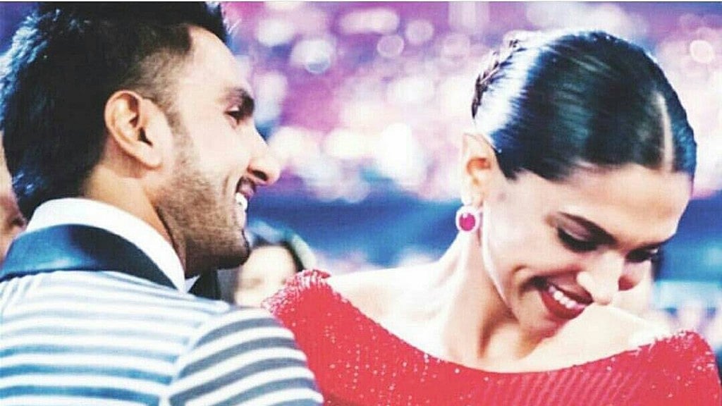 Deepika Padukone and Ranveer Singh at an event
