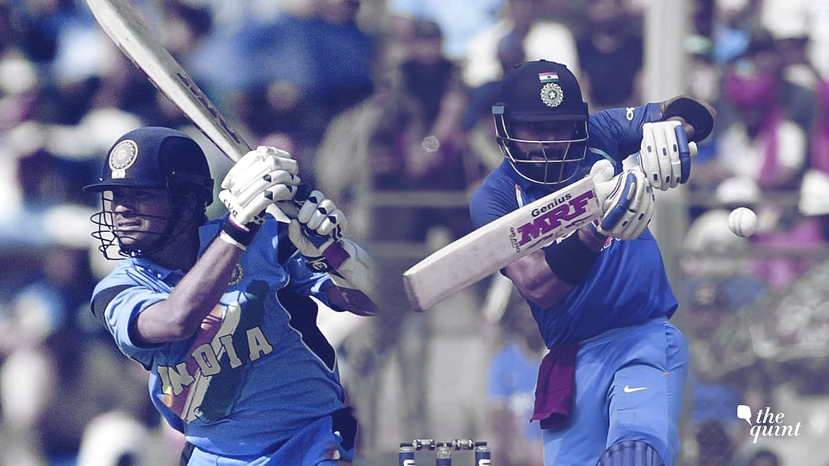 File photo of Sachin Tendulkar and Virat Kohli.