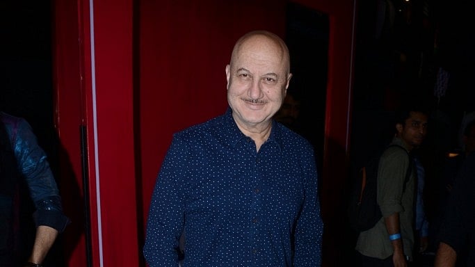 Actor Anupam Kher at an event. 