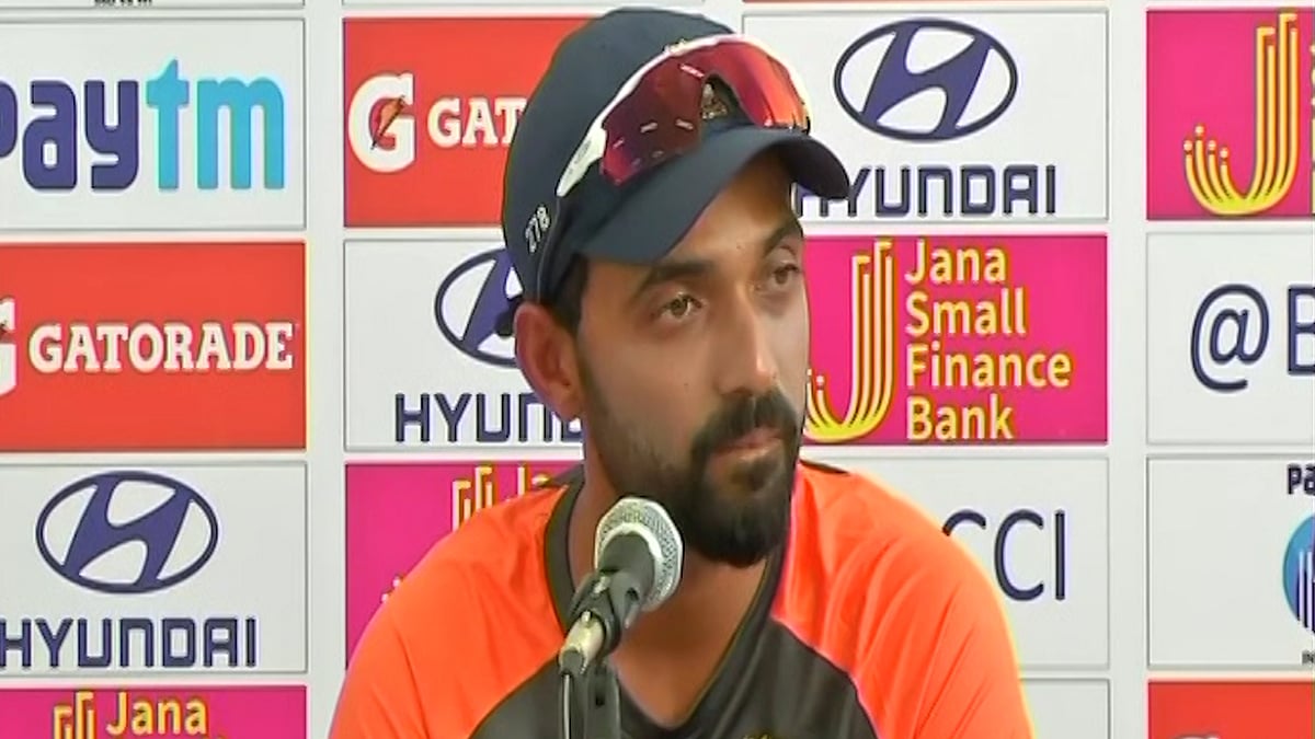 Ajinkya Rahane speaks to the media ahead of the two-match Test series against West Indies.