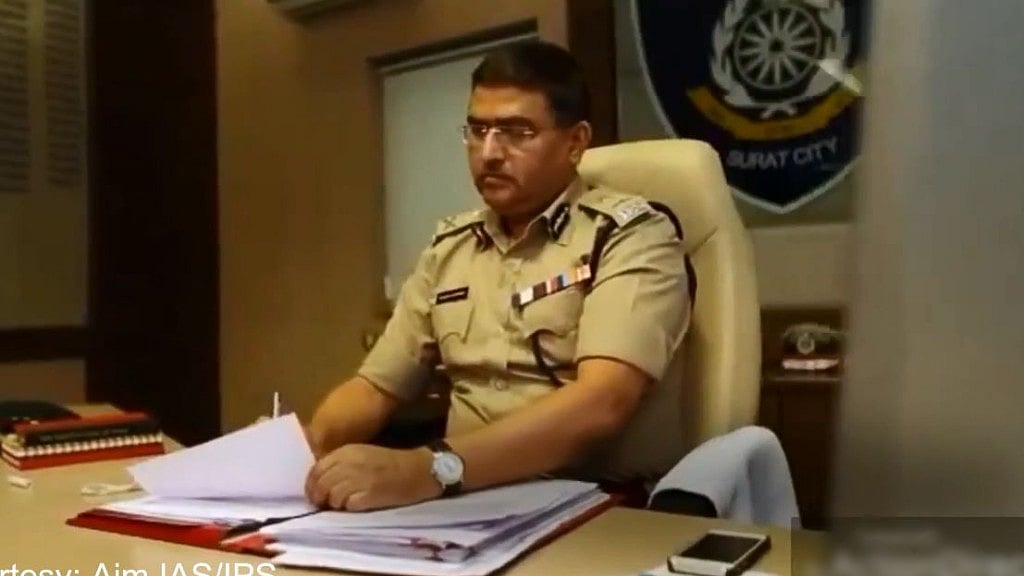 Rakesh Asthana from a video presumably made for PR purposes. 