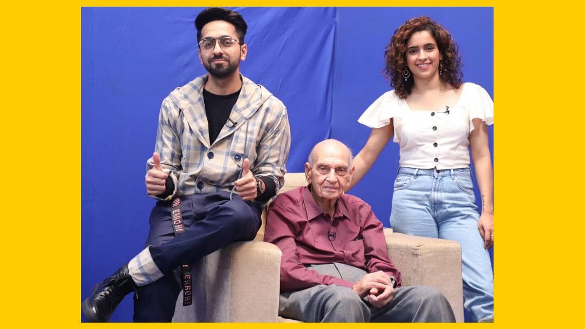 Ayushmann Khurrana & Sanya Malhotra meet sexpert Dr. Mahendra Watsa