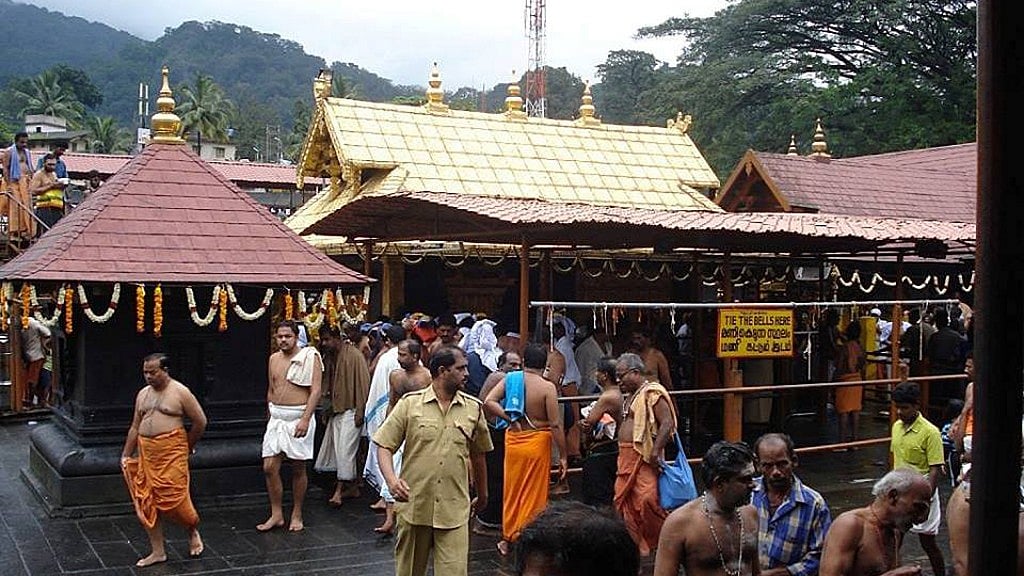 Sabarimala temple. (Photo Courtesy:<i> The News Minute</i>)