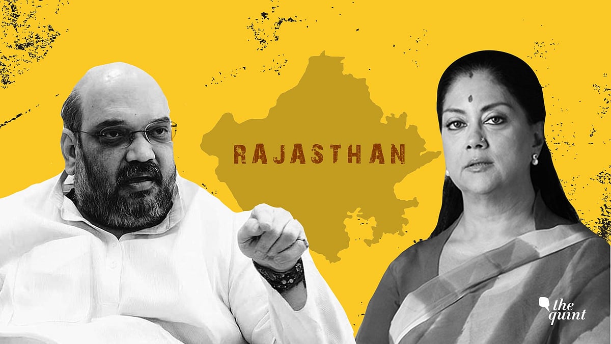 Image of Amit Shah and Vasundhara Raje used for representational purposes.