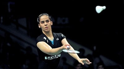 Indian badminton player Saina Nehwal. 
