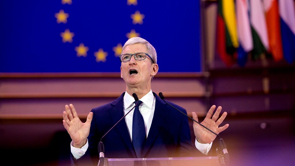 Tim Cook, CEO, Apple speaking at the data privacy conference.&nbsp;