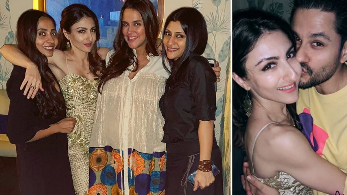 Soha Ali Khan rings in her birthday in style. 